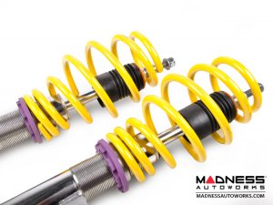FIAT 500 Coilover Kit by KW - Variant 1 Inox-line 